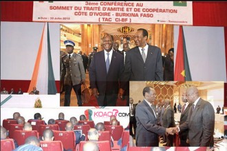 Côte dÂ’Ivoire : Compaoré appelle les ivoiriens à  continuer de sÂ’investir afin de préserver lÂ’intérêt commun